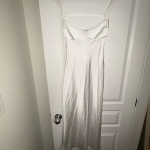 Zara Strapless White Dress